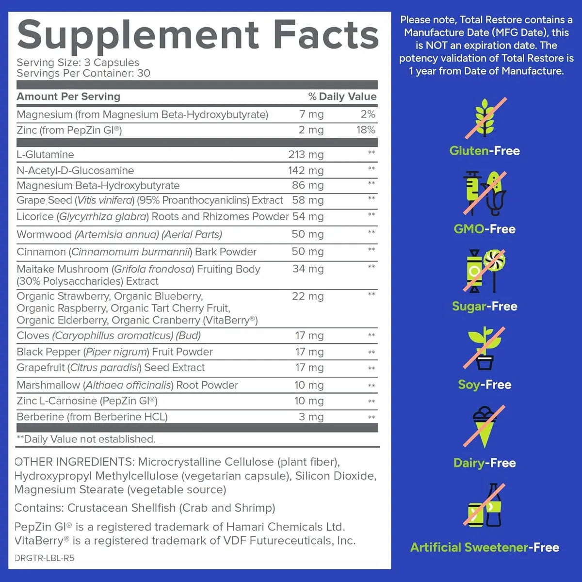 Total Restore 90  Capsulas Gundry MD
