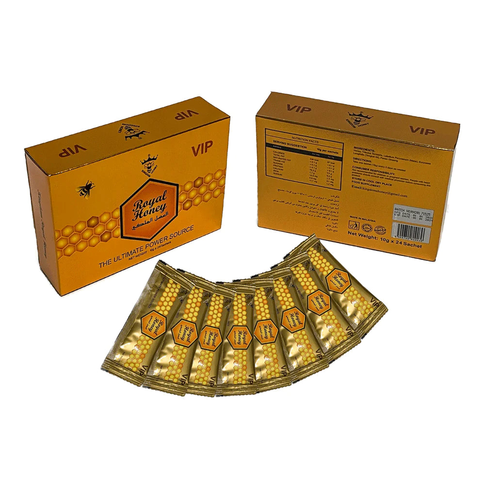 Miel de malasia royal honey 24 sobres de 10g